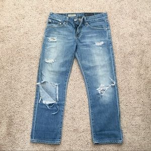 AG Adriano Goldschmied Ex-Boyfriend Crop Jeans
